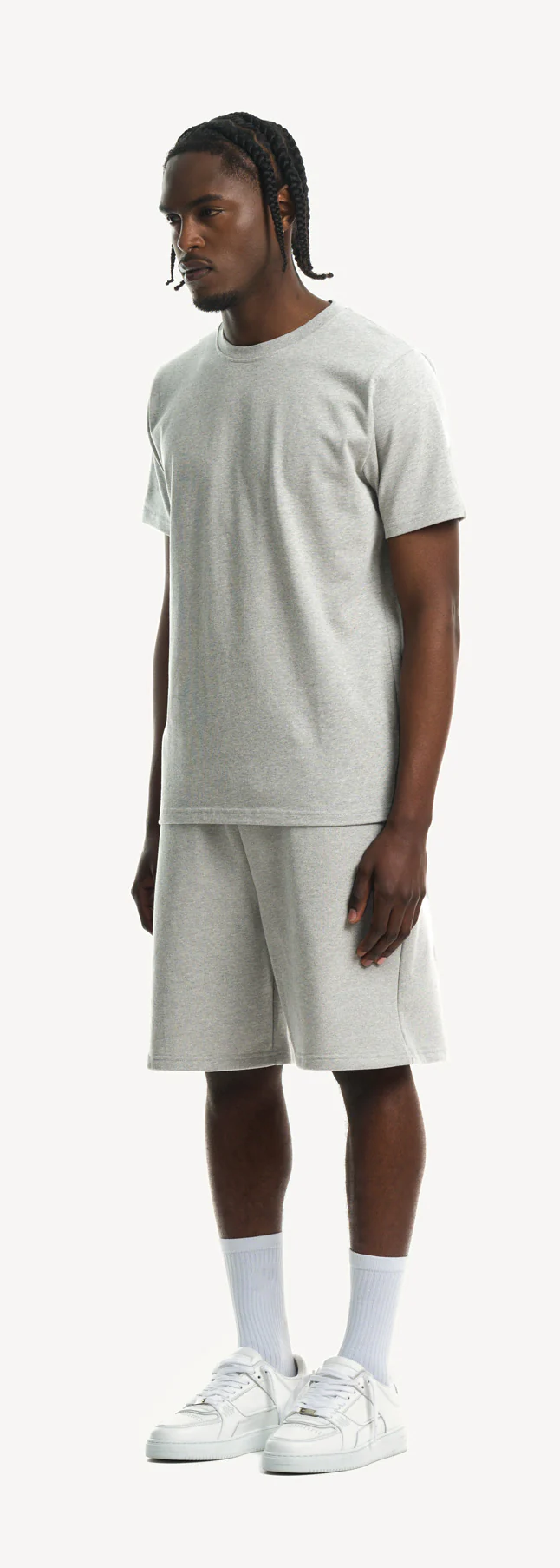 Light Grey Marl Regular Tee. - Image 9