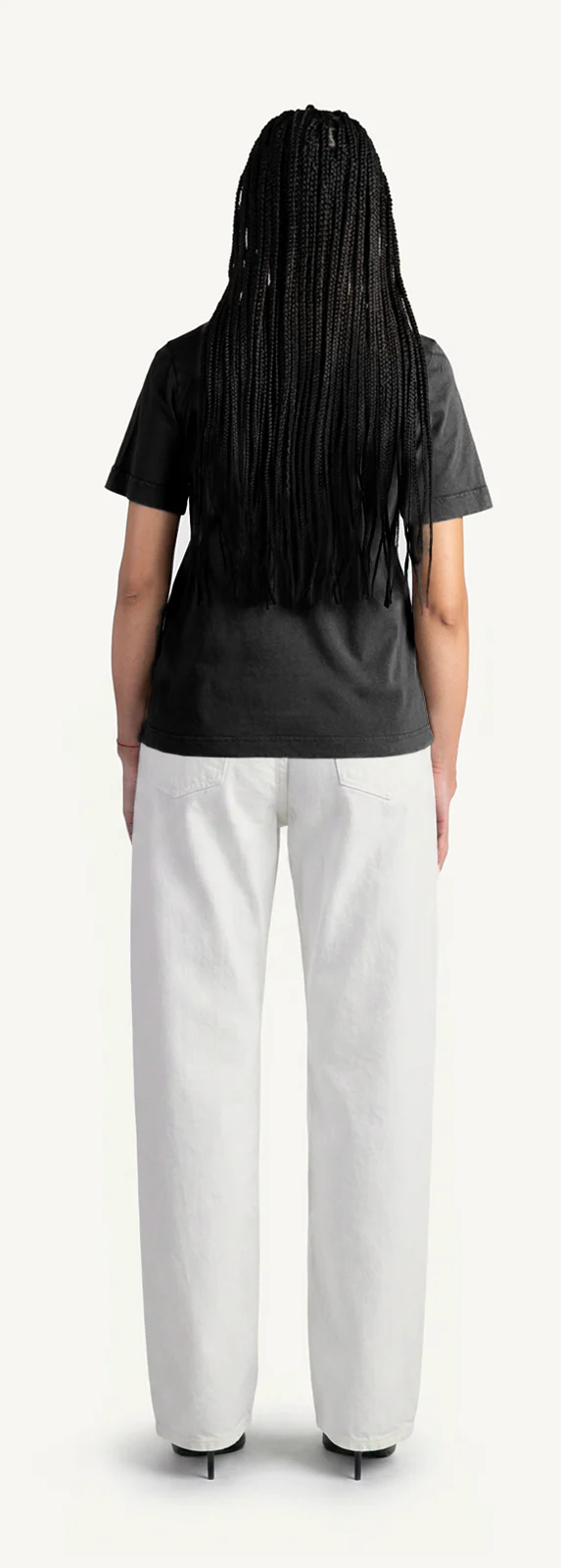 Light Grey Marl Women’s Clean Cut Tee. - Image 15