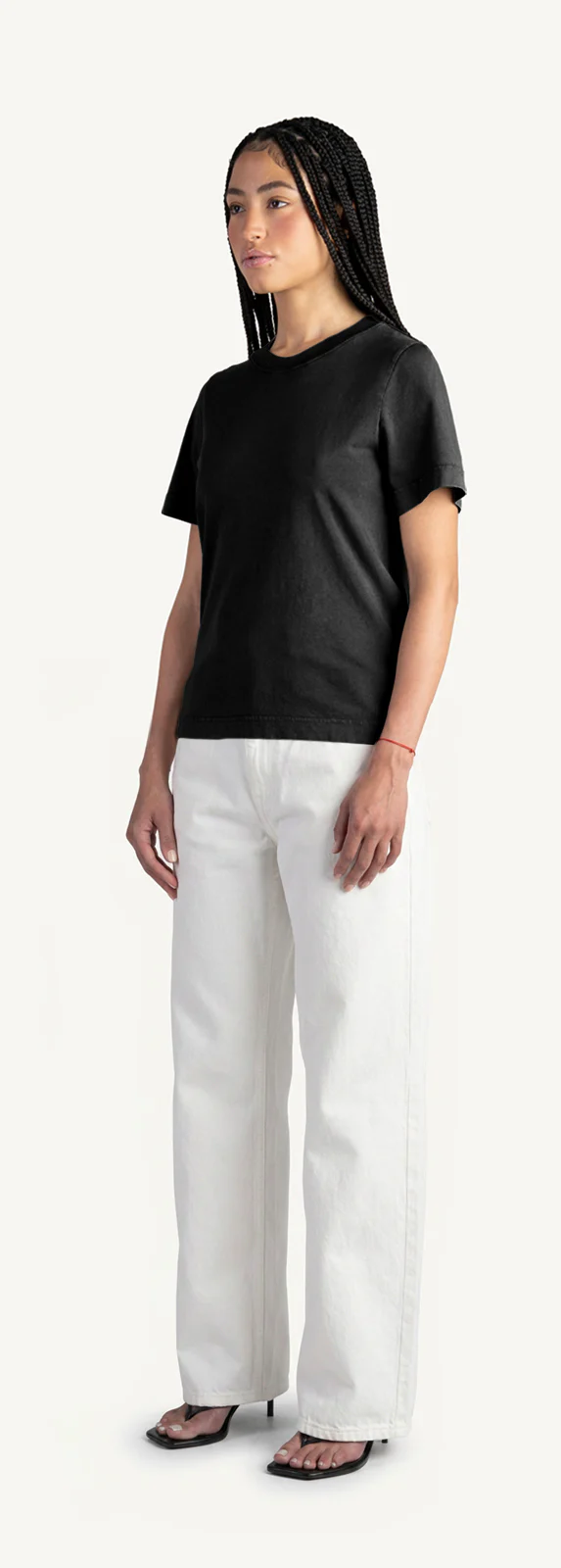 Light Grey Marl Women’s Clean Cut Tee. - Image 18