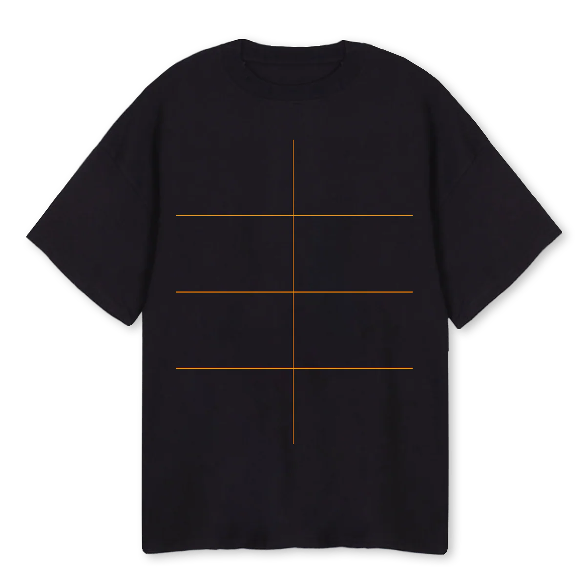 LIPSTICK Black Oversized Tee.
