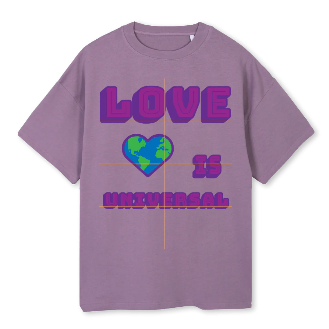 LIS Purple Oversized Tee.