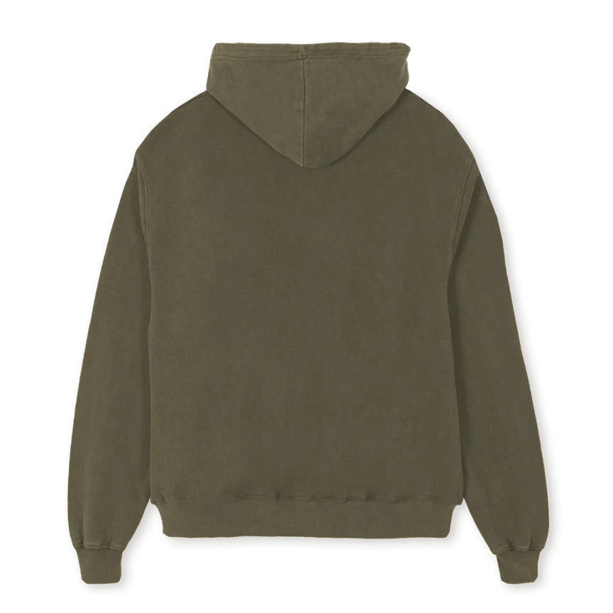 LISA OLIVEHOODIE Vintage Olive Oversized Hoodie. - Image 2