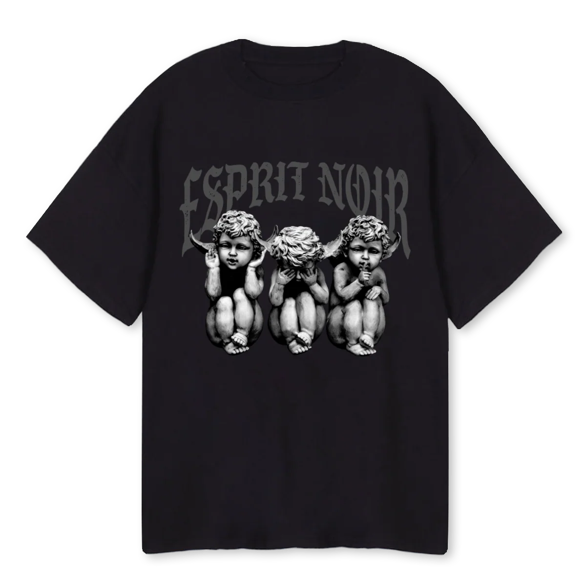 LIVEON Black Oversized Tee.