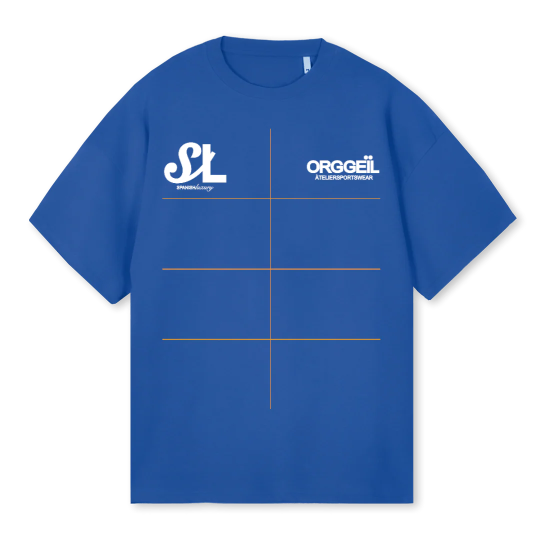 LLCBLUE Cobalt Blue Oversized Tee.