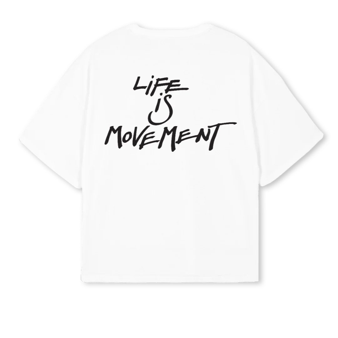 LMTSHIRTTWO White Oversized Boxy Tee. - Image 2
