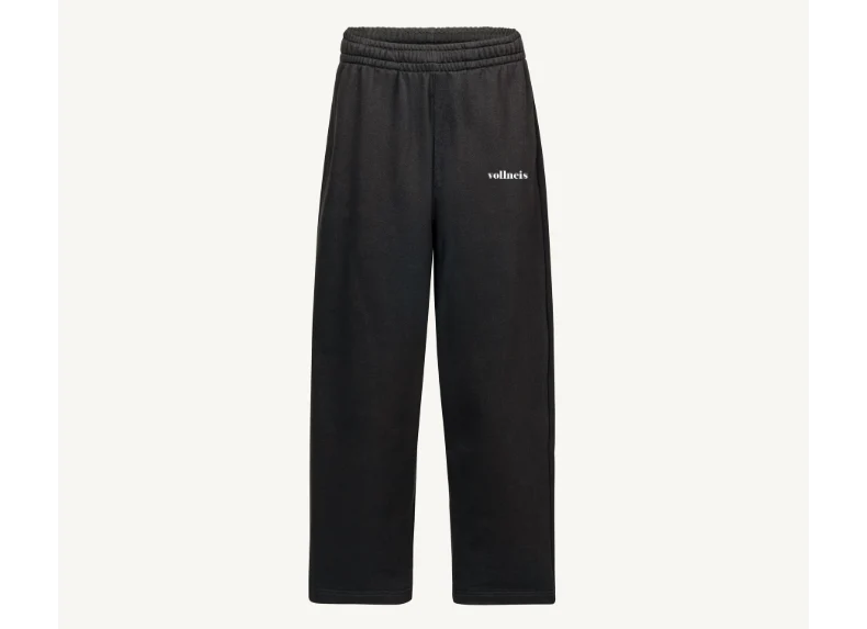 Logo M_VB Vintage Black Straight-Leg Relaxed Sweatpants.