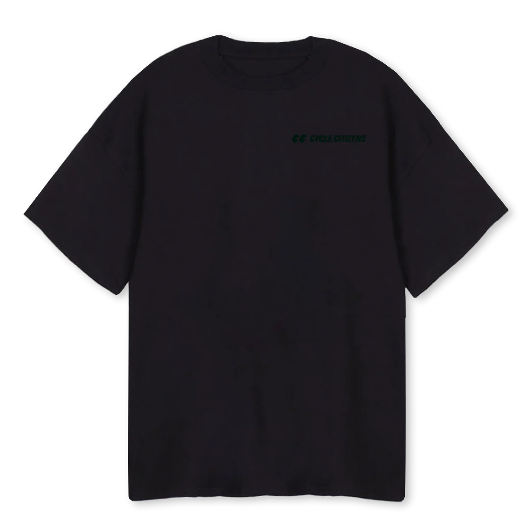 LOGOEXPLOSION Black Oversized Tee.