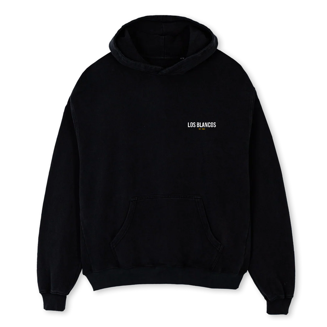 LOSBLANCOSHOODIEONE Black Oversized Hoodie.