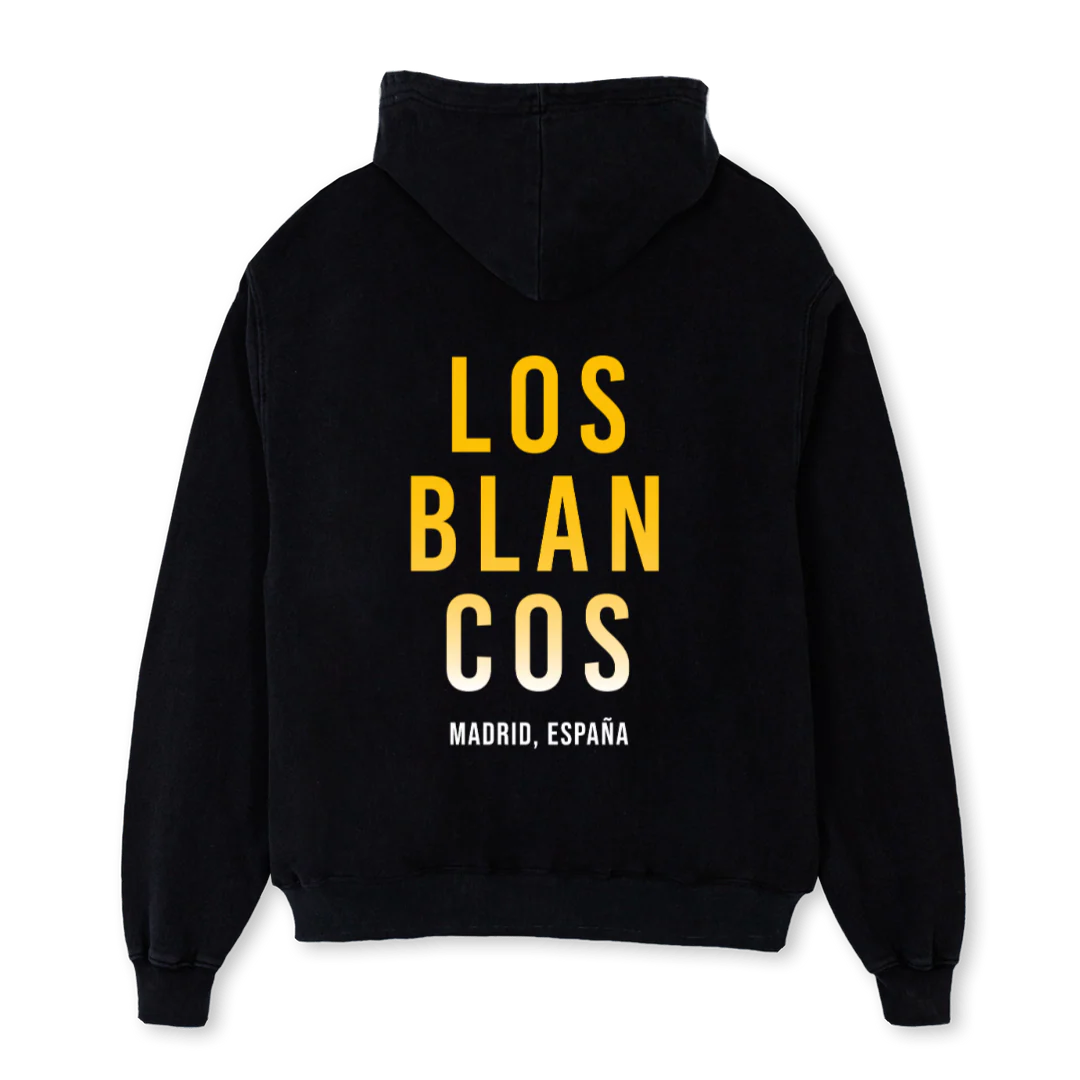 LOSBLANCOSHOODIEONE Black Oversized Hoodie. - Image 2