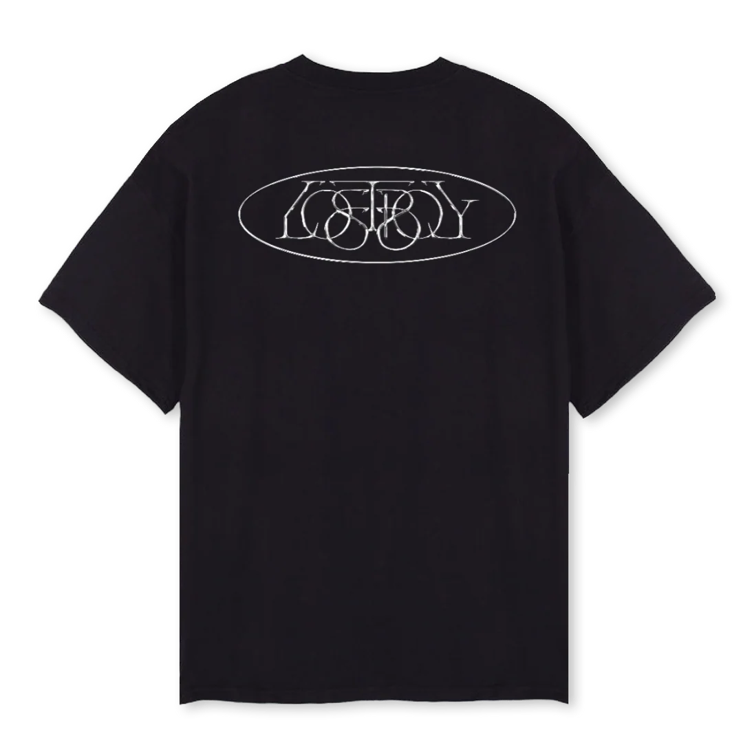 LOSTBOI Black Oversized Tee. - Image 2