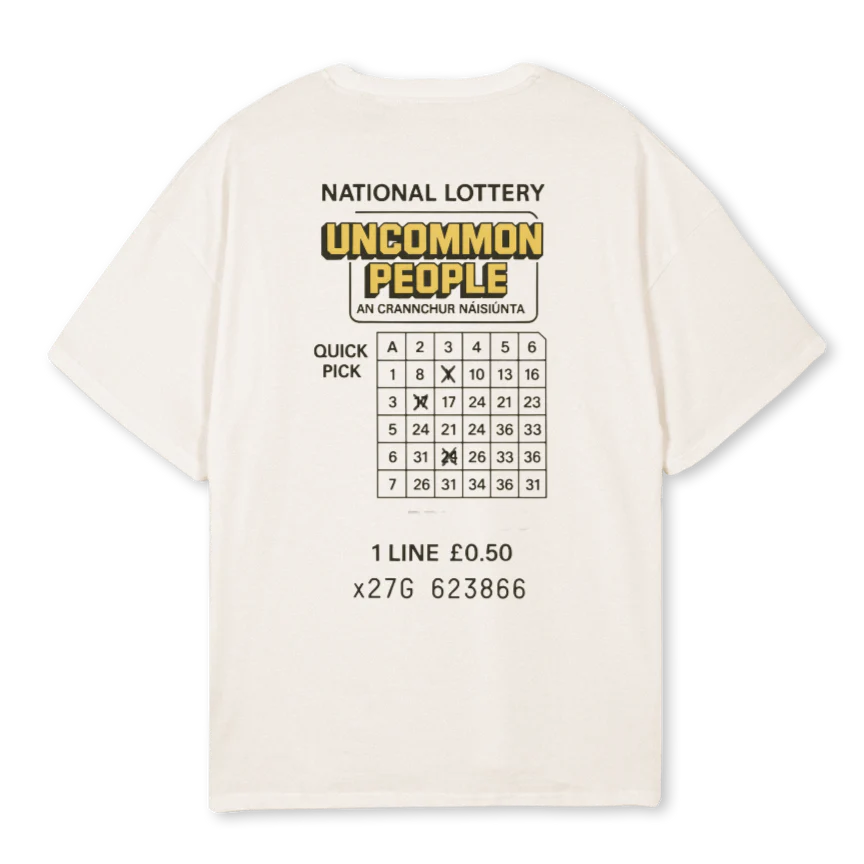 LOTTO  Vintage White Oversized Tee. - Image 2