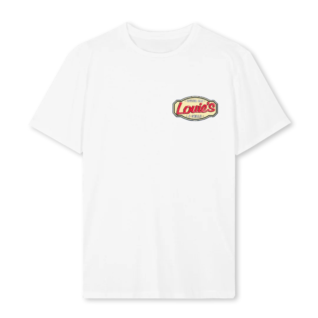 LOUISWHITET White Regular Tee.