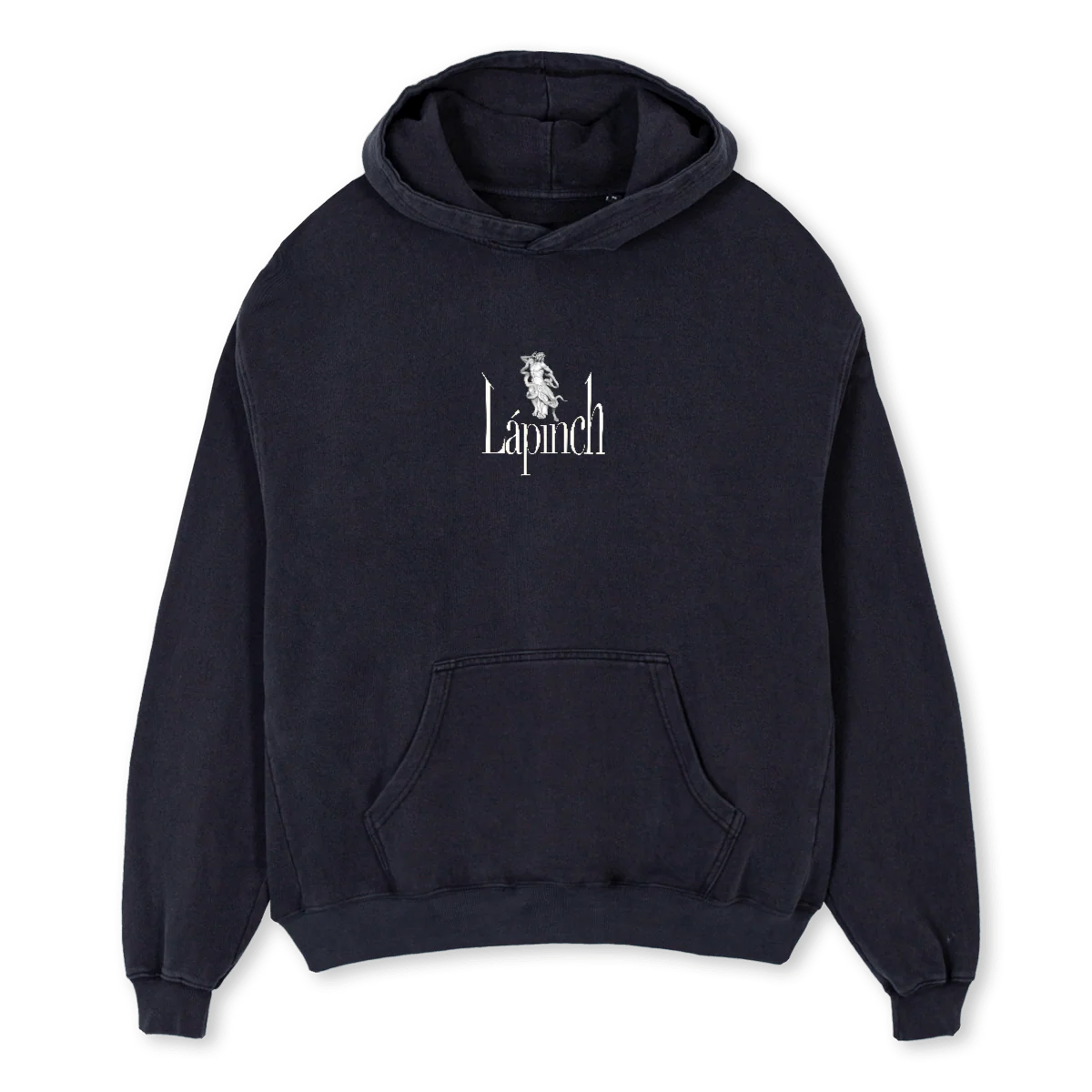 LP SNS HNEW Vintage Black Oversized Hoodie.