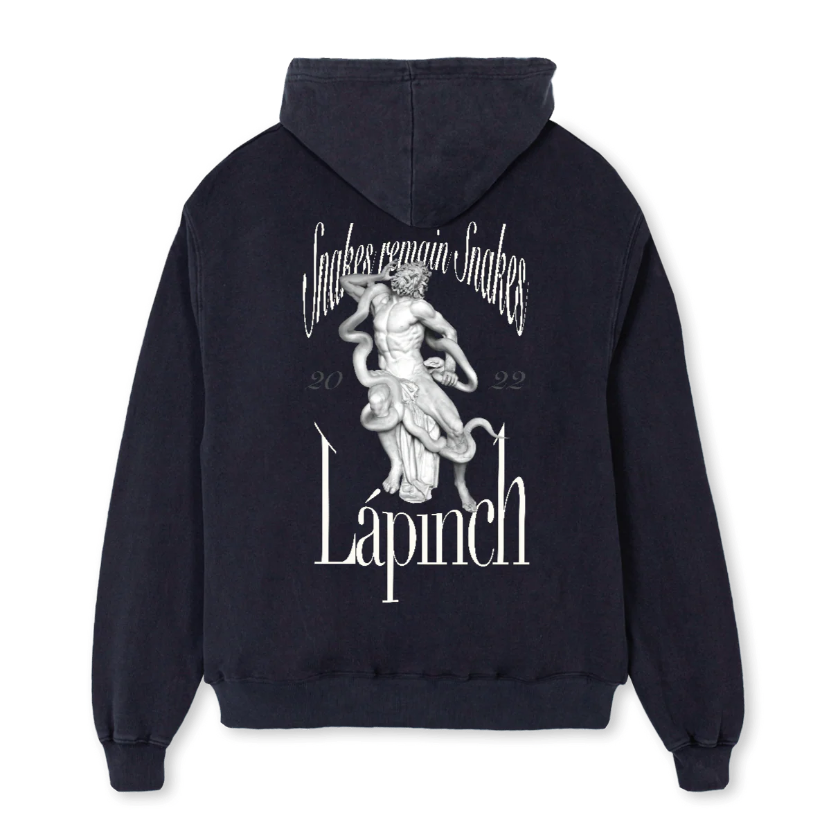 LP SNS HNEW Vintage Black Oversized Hoodie. - Image 2