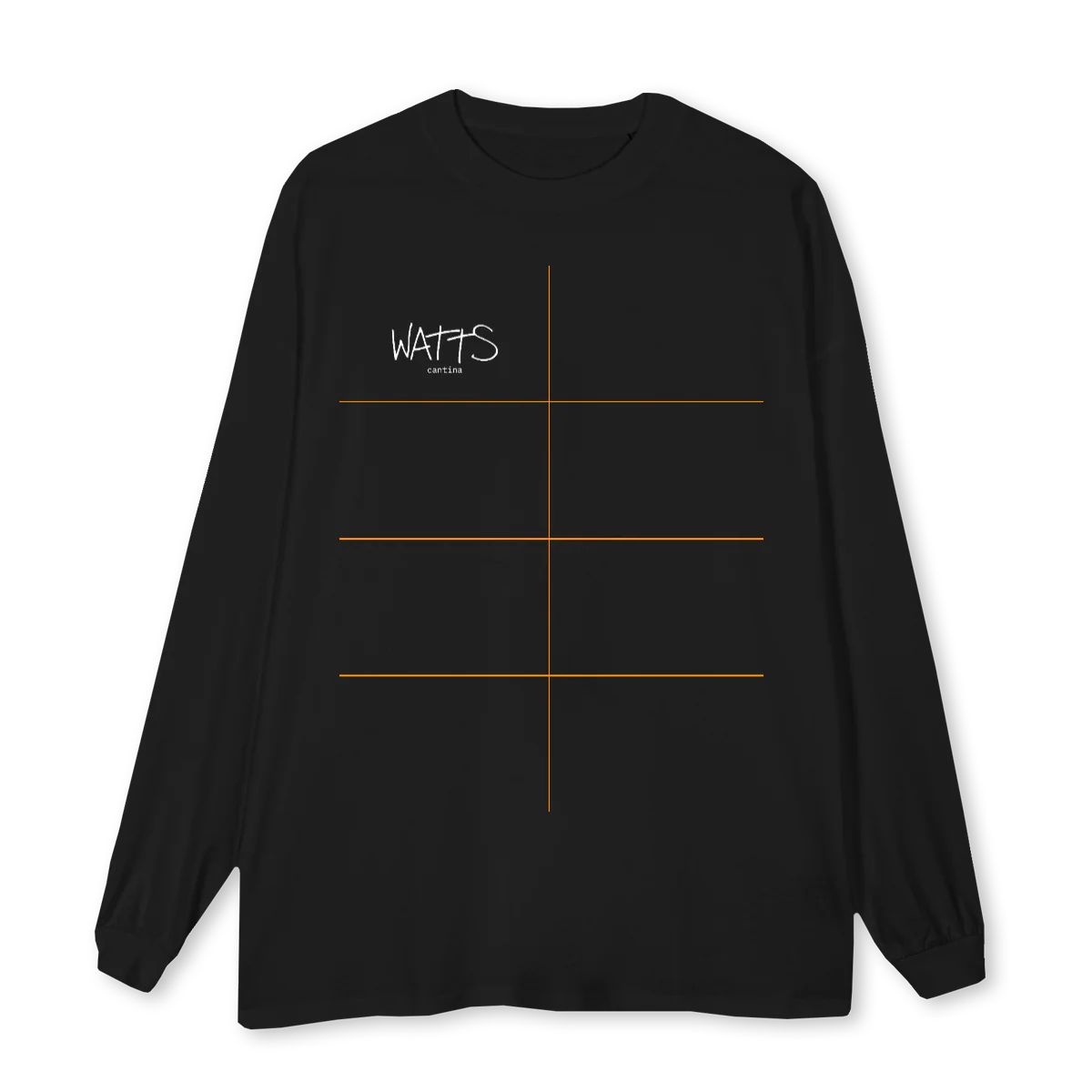 LSCREW Black Oversized LS Tee.