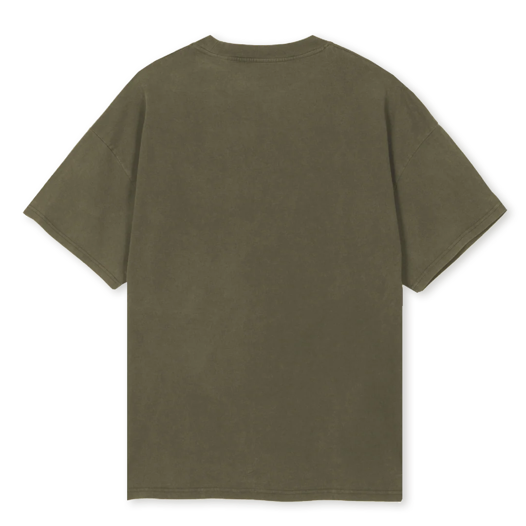 LSNYEEN Vintage Olive Oversized Tee. - Image 2