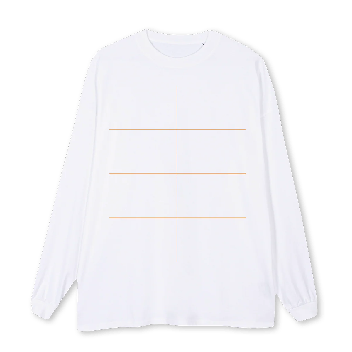 LSW White Oversized LS Tee.