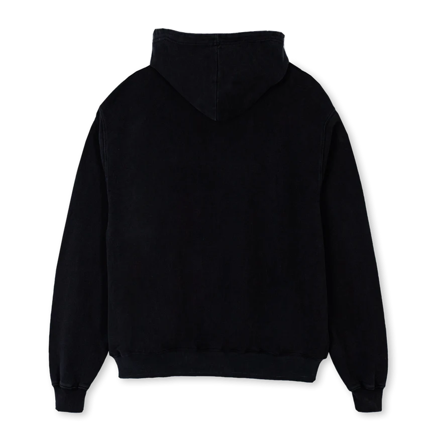LUXORBERN  Black Oversized Zipped Hoodie. - Image 2