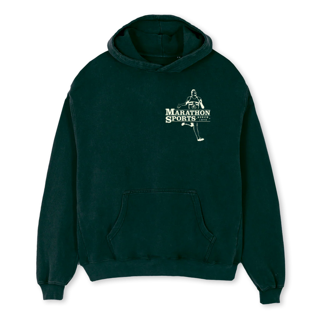 MARATHONSPORTSHOOD Wild Green Oversized Hoodie.