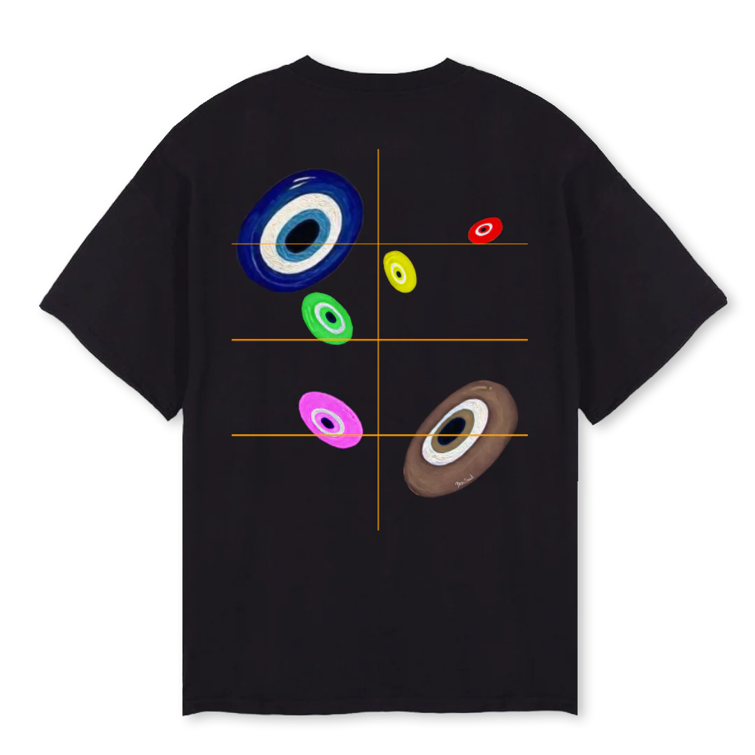 MASHALLAH Black Oversized Tee. - Image 2