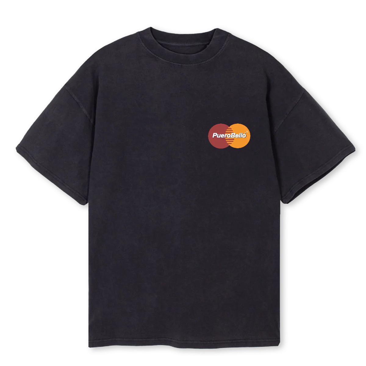 MASTERCARD Vintage Black Oversized Tee.