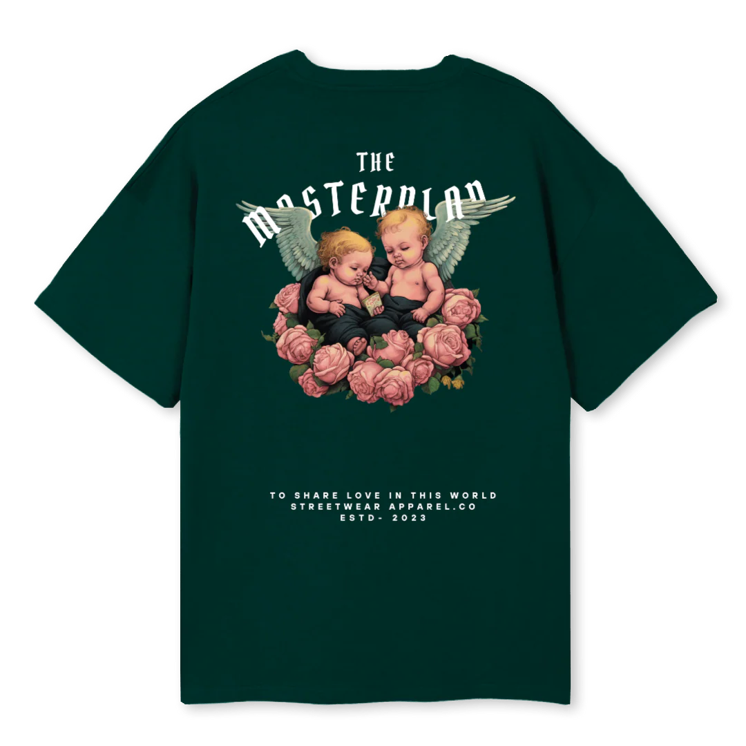MASTERPLAN Wild Green Oversized Tee. - Image 2