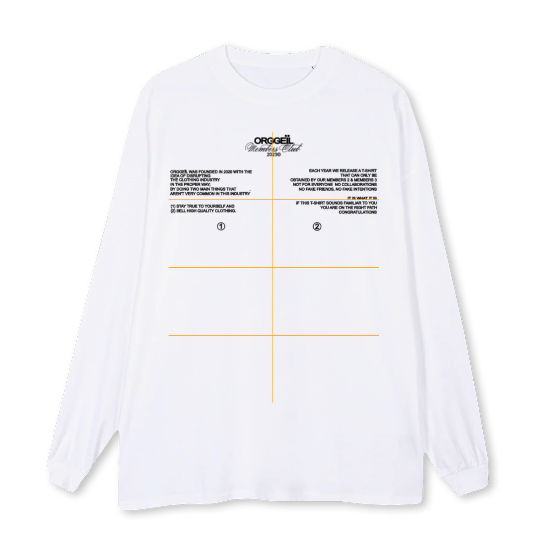 MCC White Oversized LS Tee.