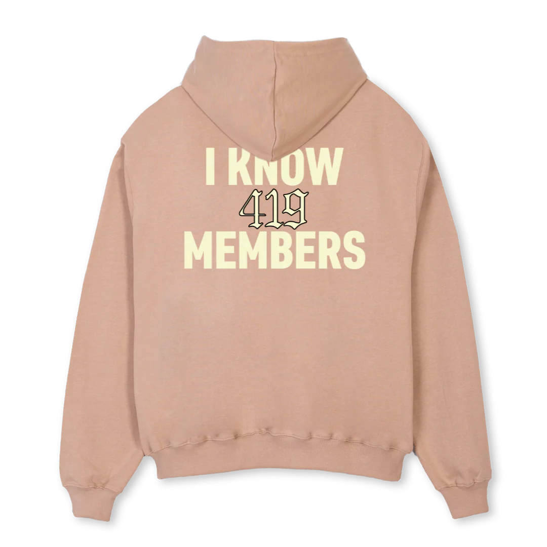 MEMBERSFOUR Croissant Oversized Zipped Hoodie. - Image 2