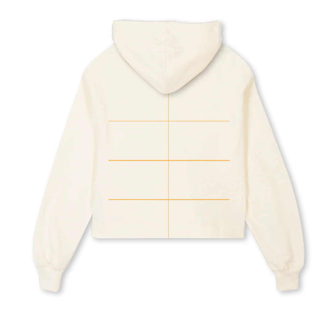 MERV CH Cream Cropped Hoodie. - Image 2