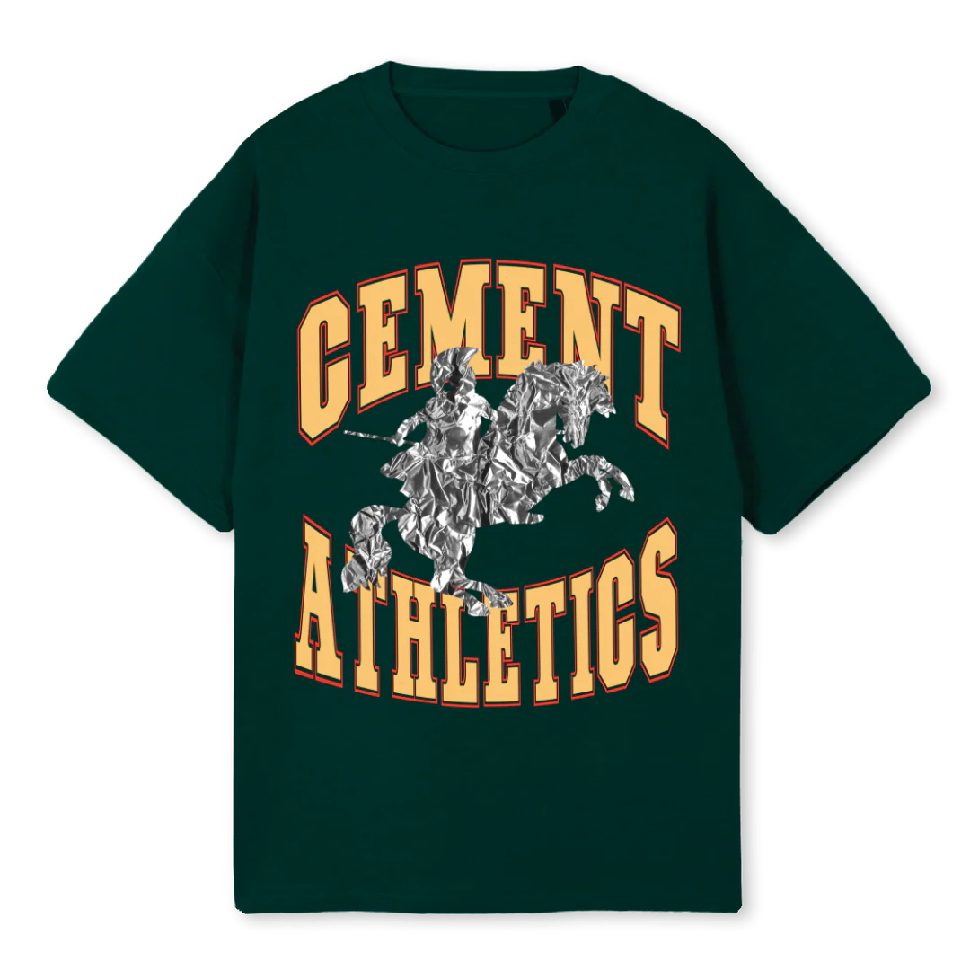 METALLIC Wild Green Oversized Tee.