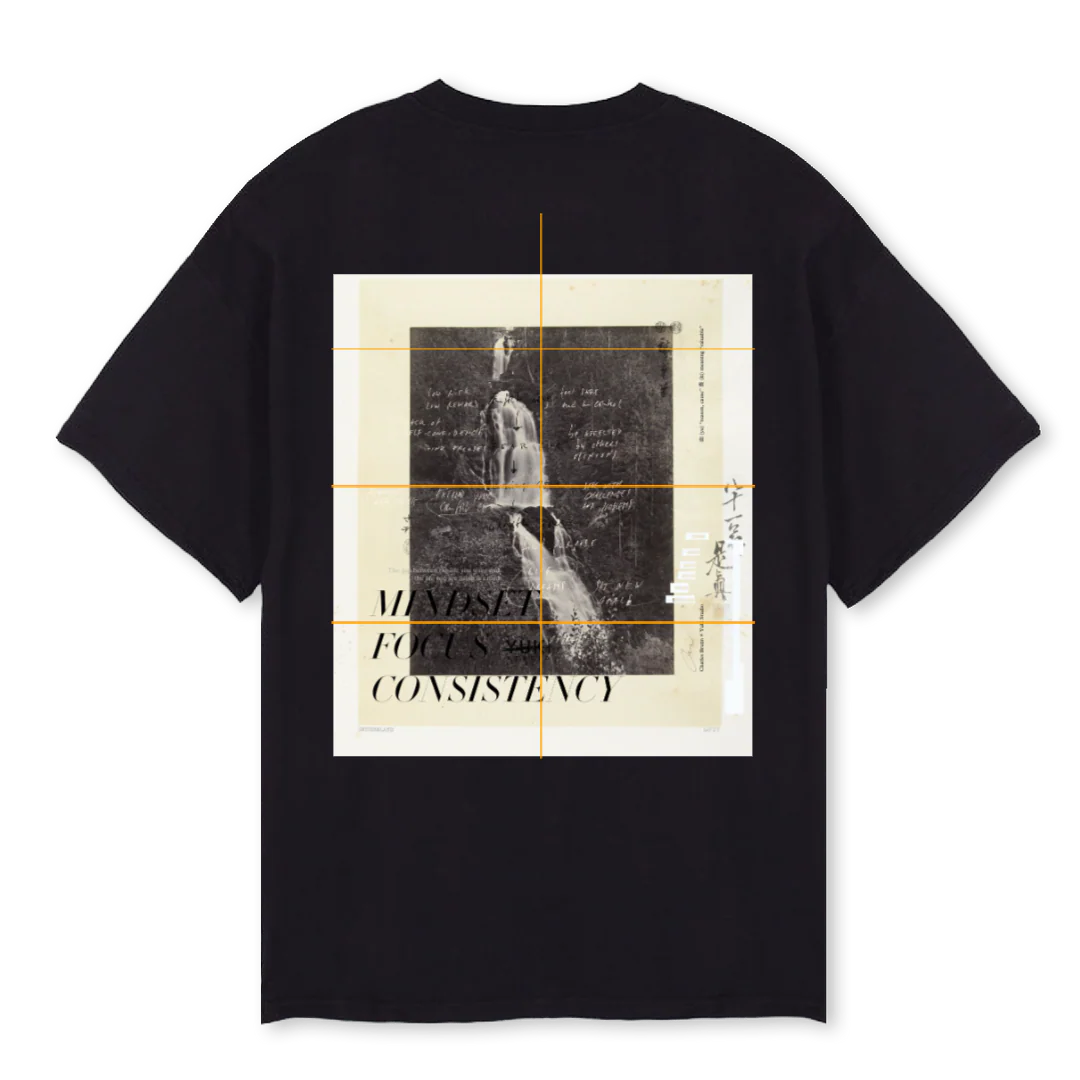 MINDSETSHIRT Black Oversized Tee. - Image 2