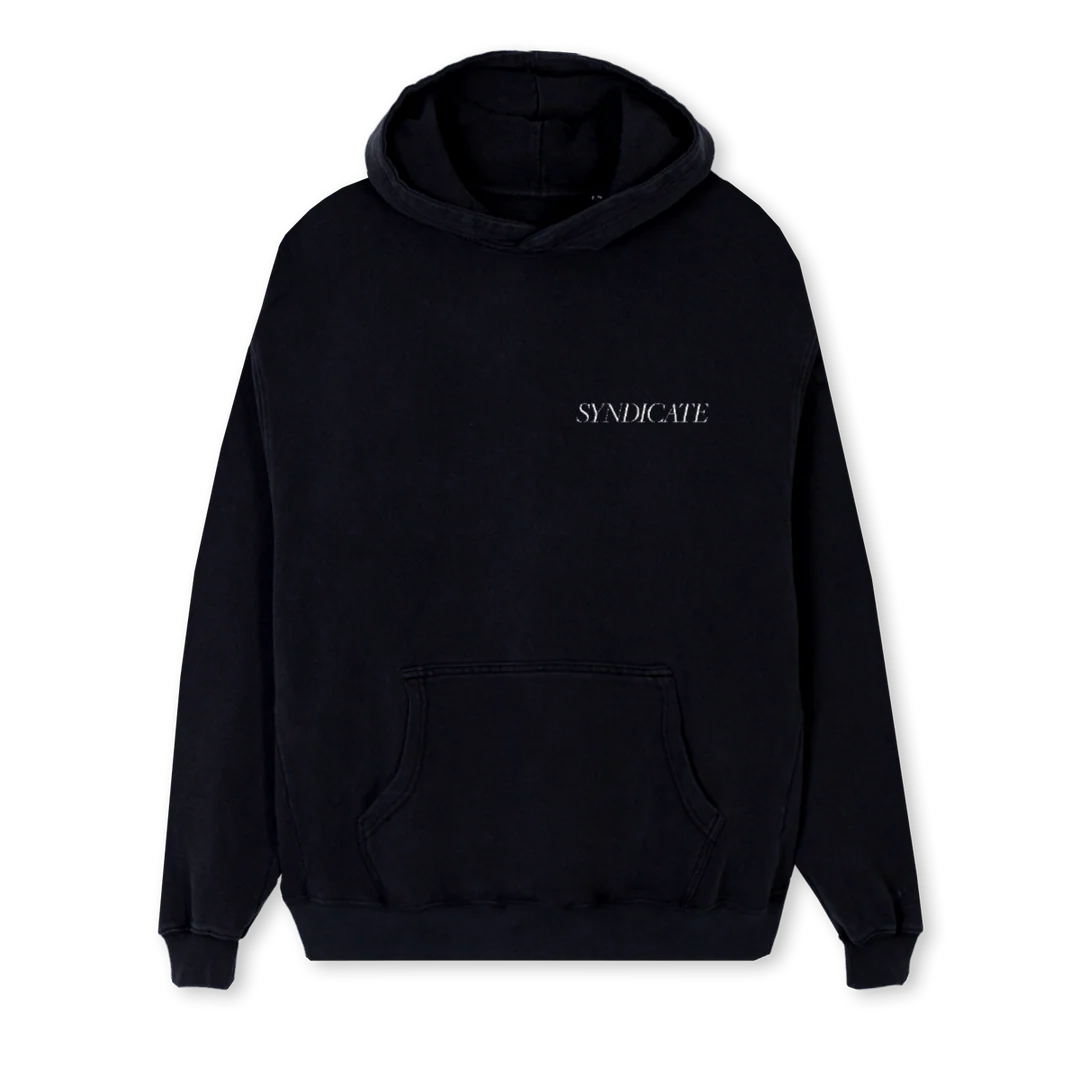 MISFIT Black Regular Hoodie.