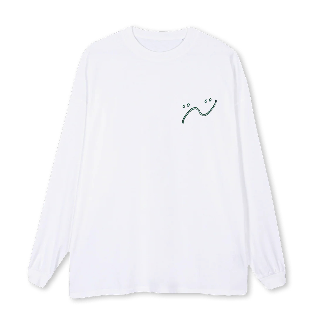 MKTMBC White Oversized LS Tee.