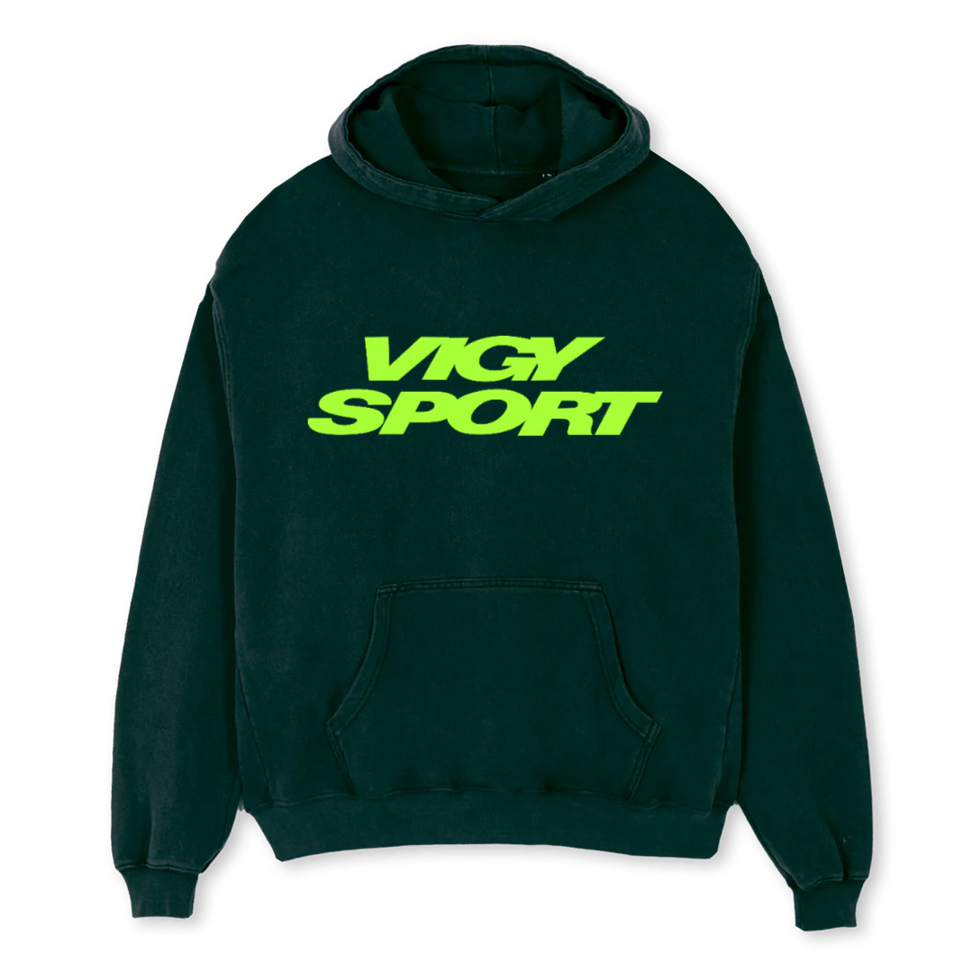 MLAWGHOODIE Wild Green Oversized Hoodie.