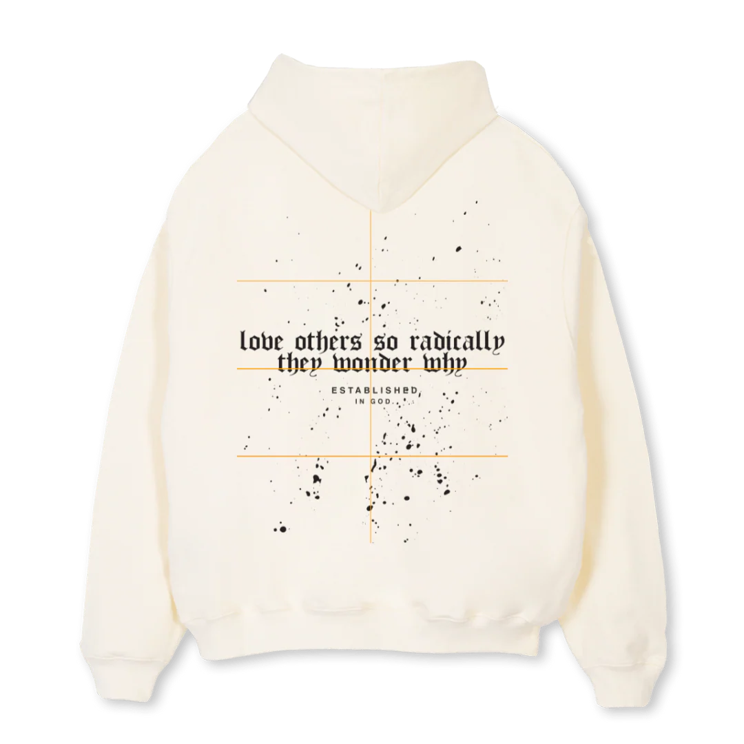 MLCREAMHOODIE Cream Oversized Hoodie. - Image 2