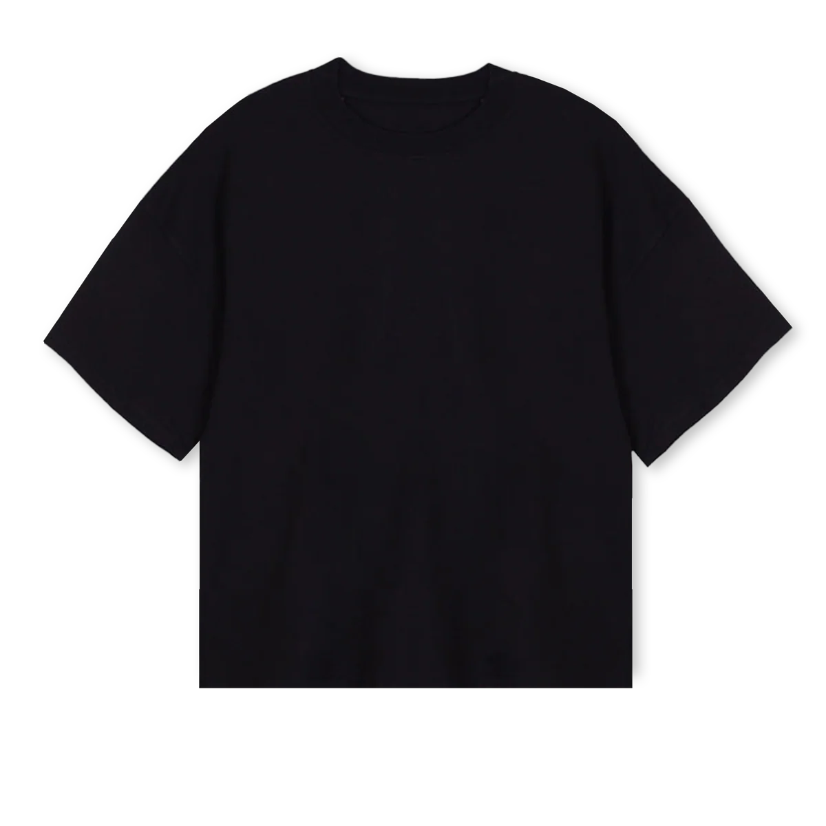 MOLO Black Oversized Boxy Tee.
