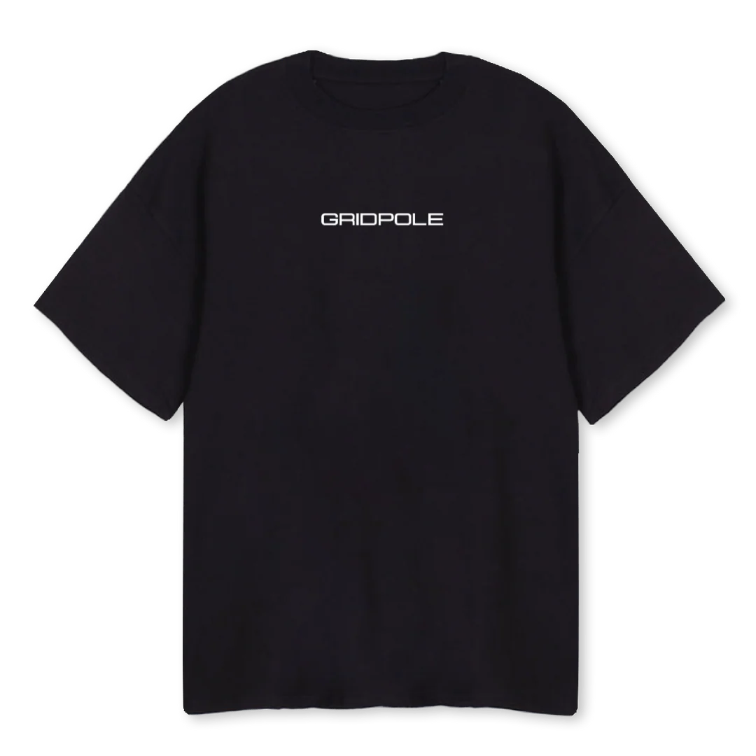 MONACO Black Oversized Tee.