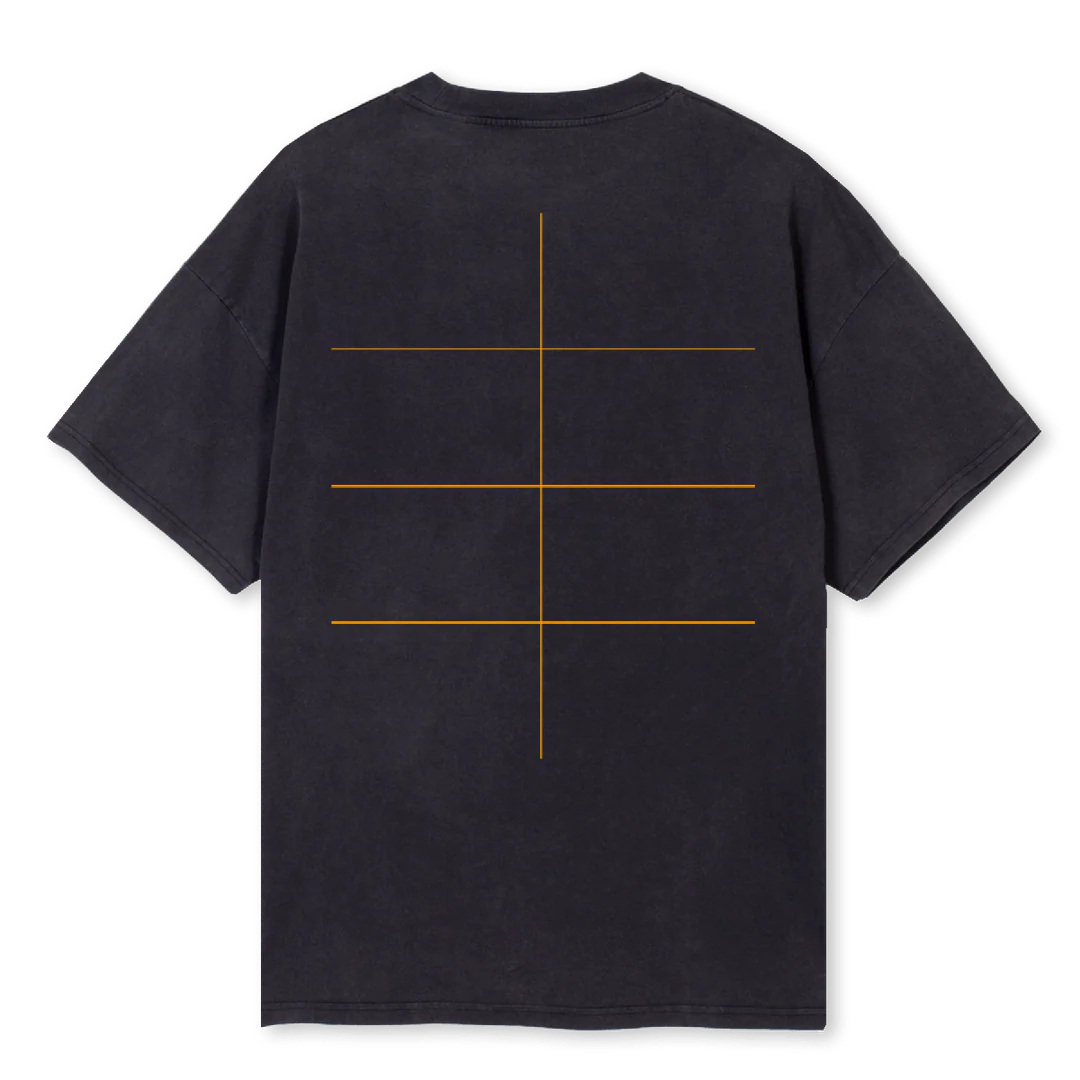 MONTE CARLO Vintage Black Oversized Tee. - Image 2