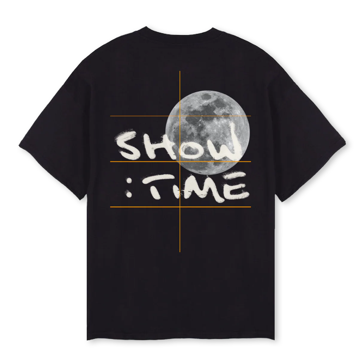 MOONSHOT Black Oversized Tee. - Image 2
