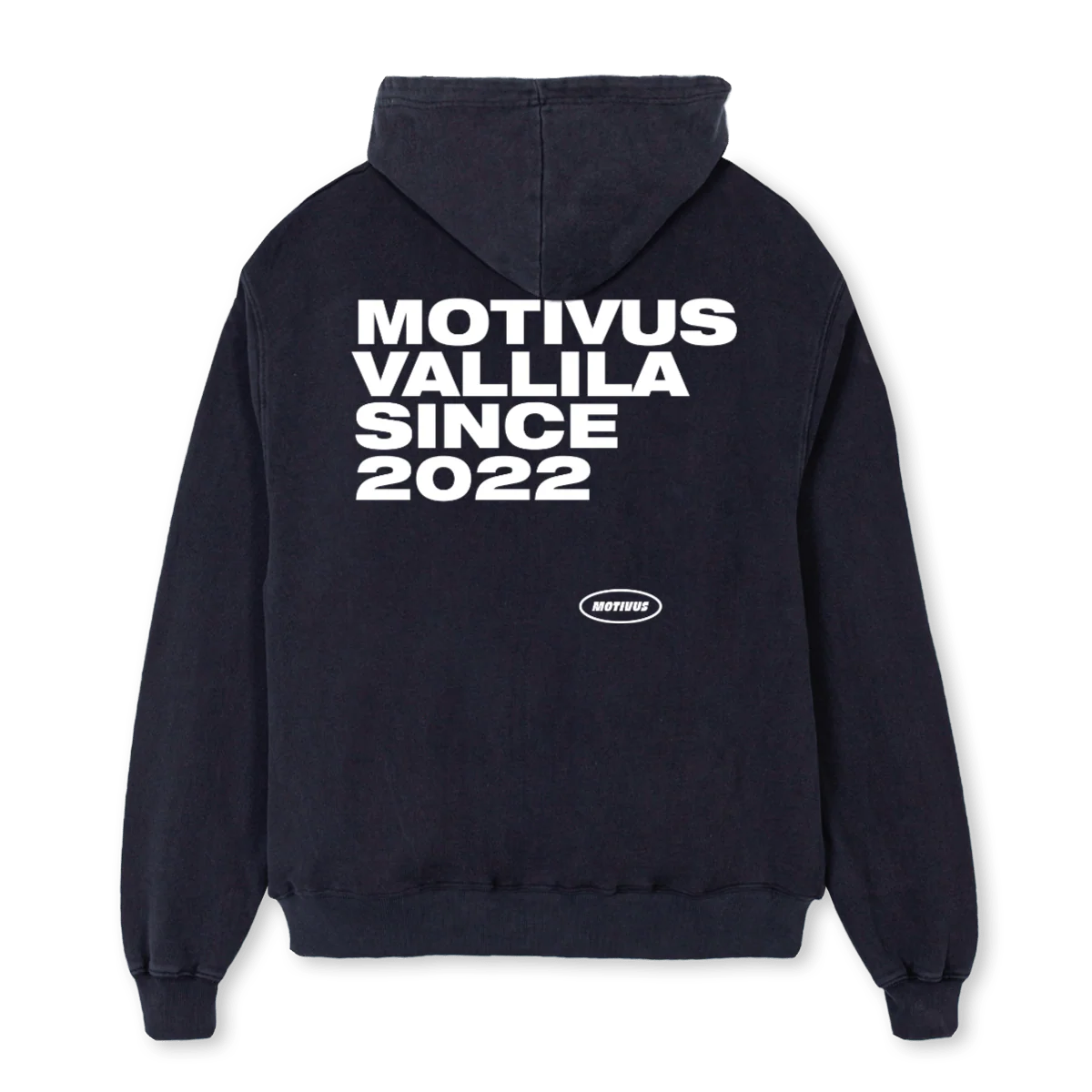 MOTIVUS PHOTO Vintage Black Oversized Hoodie. - Image 2