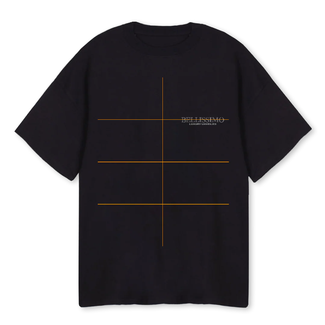 MOVEUP Black Oversized Tee.