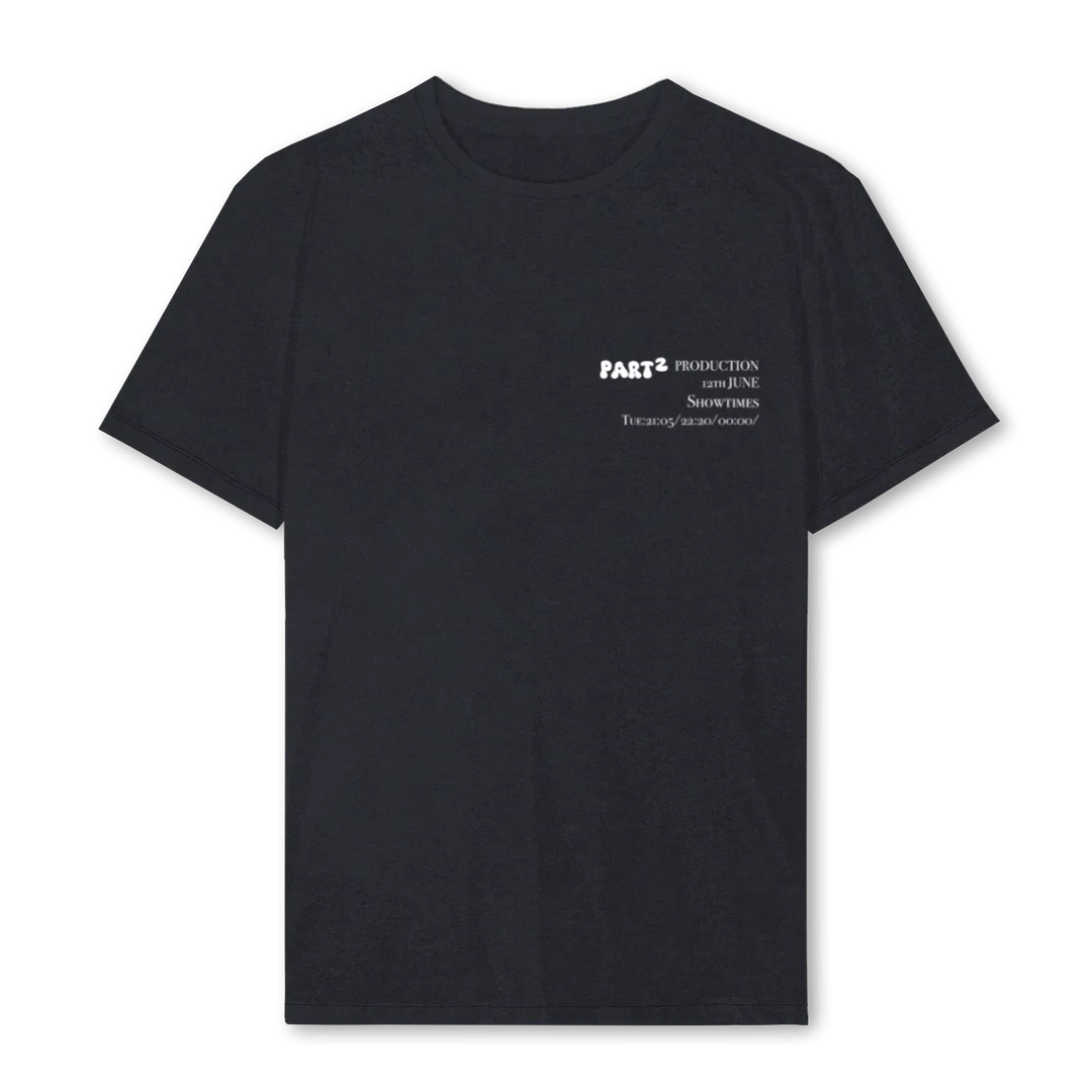 MOVIEFIVE Vintage Black Regular Tee.