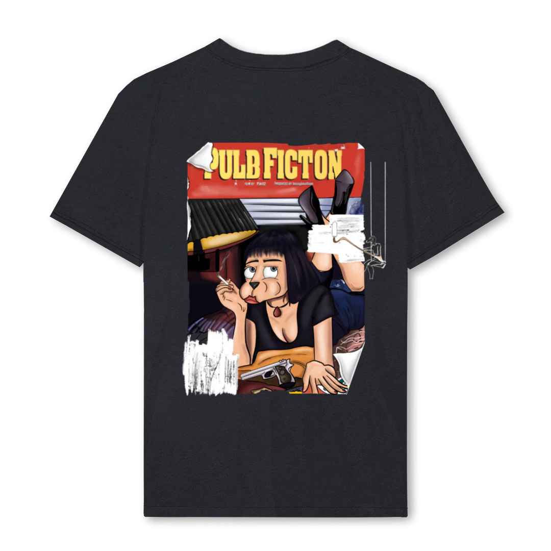MOVIEFIVE Vintage Black Regular Tee. - Image 2