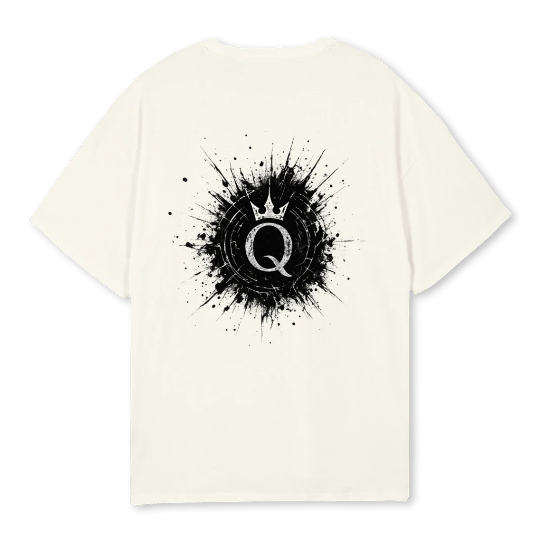 MQSAMPLESEIS Cream Oversized Tee. - Image 2