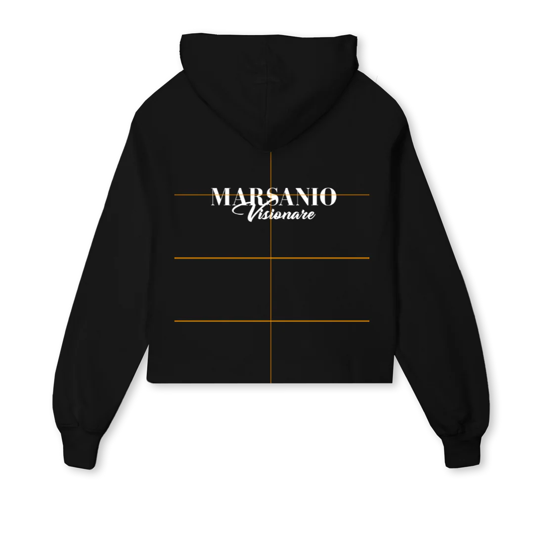 MRSANIOT Black Cropped Hoodie. - Image 2
