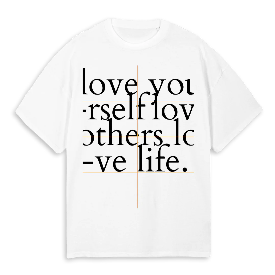 MSGTEEWHITE White Oversized Tee.