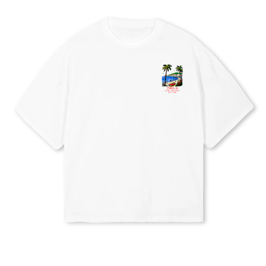 MSP White Oversized Boxy Tee.