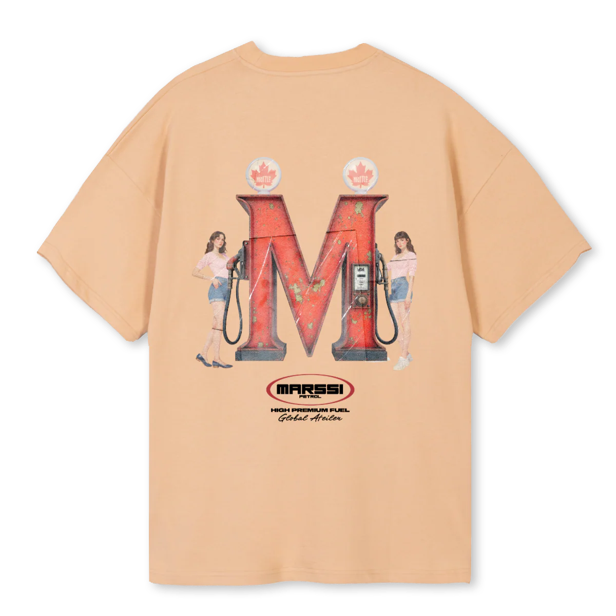 MSPETROL Sand Oversized Tee. - Image 2