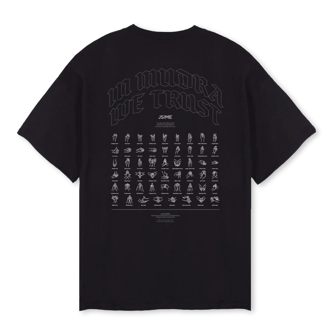 MUDRA T BLK Black Oversized Tee. - Image 2