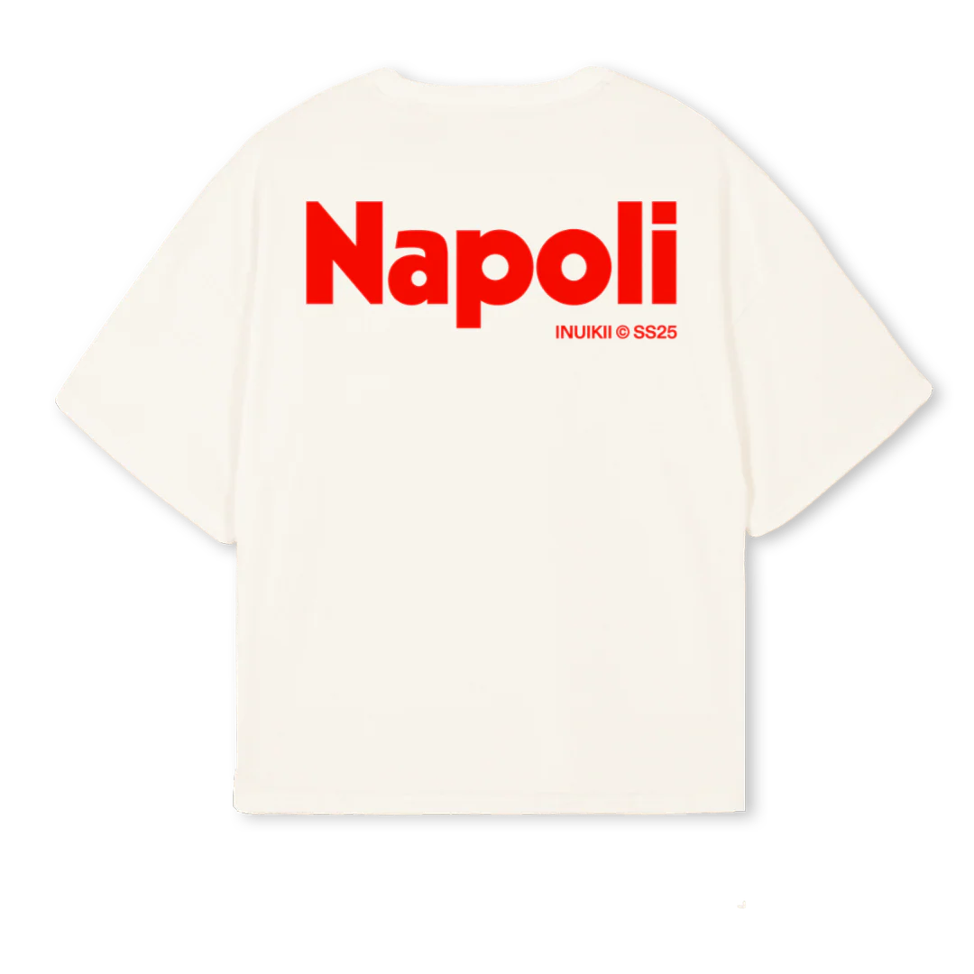 NAPOLITWO Vintage White Oversized Boxy Tee. - Image 2